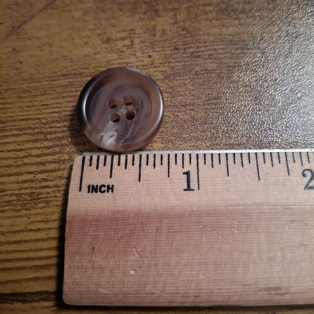 Set of 11 Brown Replacement Buttons For A  Men's Ralph Lauren Wool Jacket
